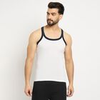 Men's 100% Cotton Gym T-Shirt , White, small