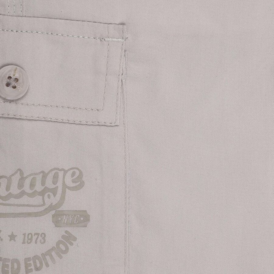 Boys' 100% Cotton Jamaicans, हल्का ग्रे, large
