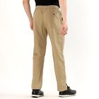 Men's Jet Black Tapered Fit Cotton Track Pants, Beige, small image number null