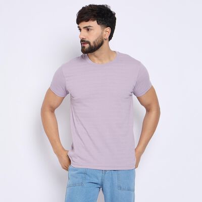 Men's Round Neck Half Sleeves T-Shirt 