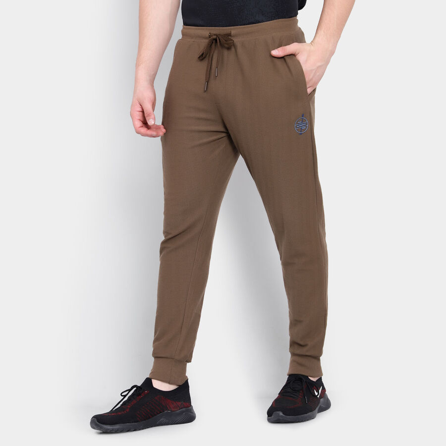 Solid Track Pants, Brown, large image number null