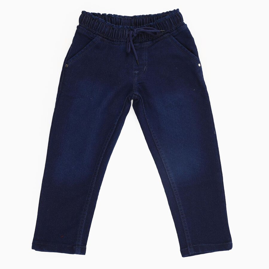 Boys' Jeans, Dark Blue, large image number null