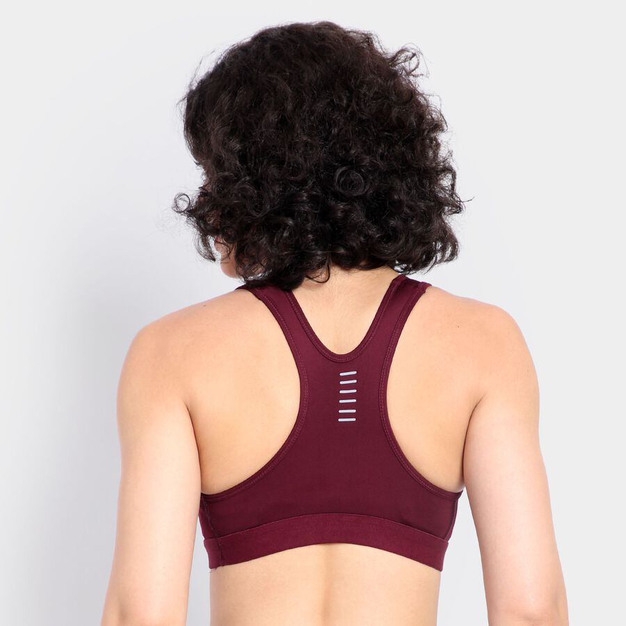 Ladies' Skinny Sports Bra, Wine, large image number null