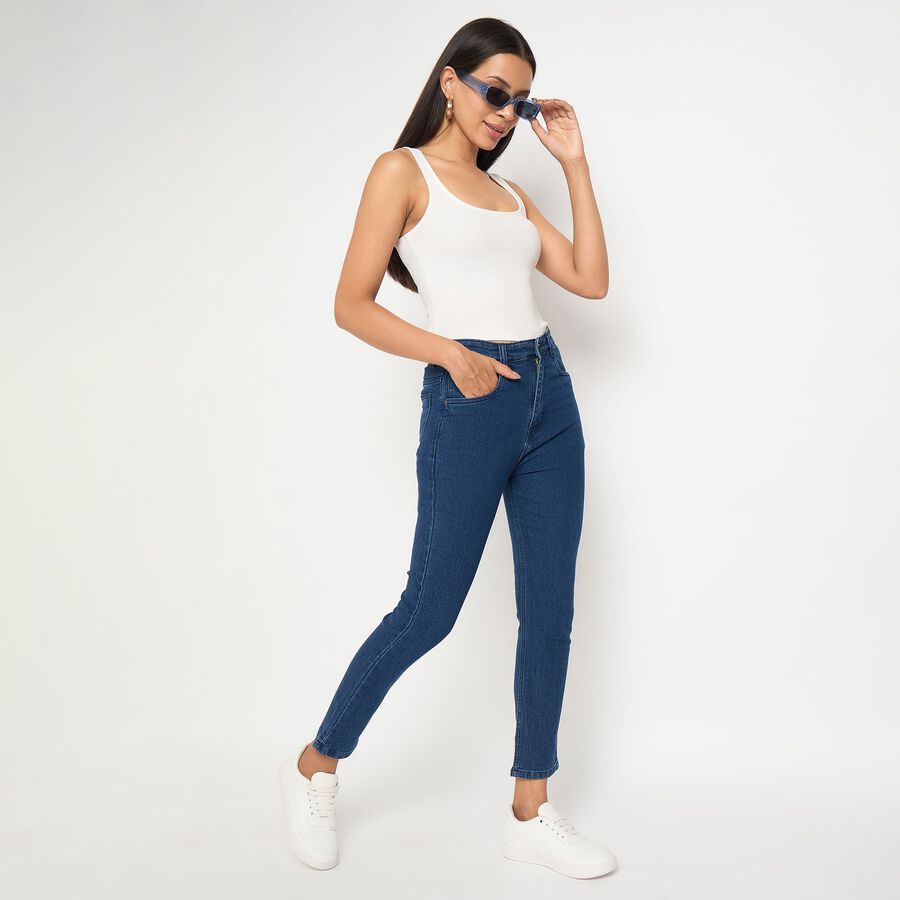 Ladies' Jeans, Mid Blue, large image number null