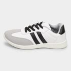 Men's Lace-Up Casual Shoes, White, small image number null