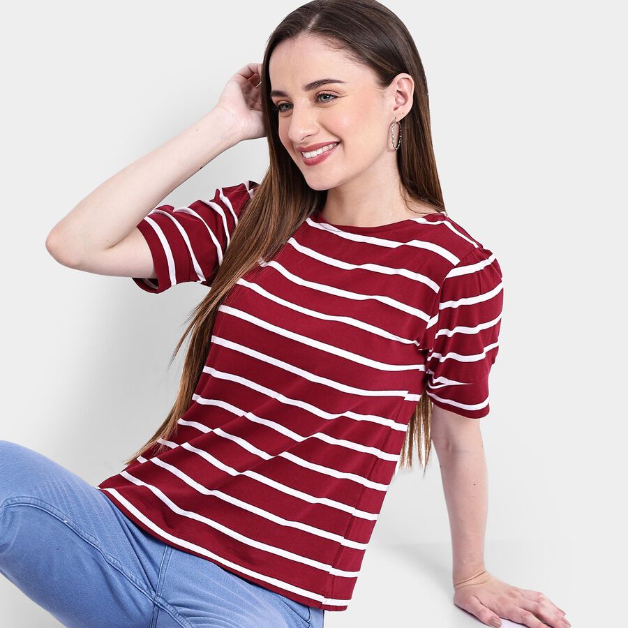Ladies' Top , बैंगनी, large image number null
