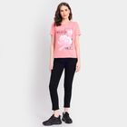 Ladies' Round Neck T-Shirt, Pink, small image number null
