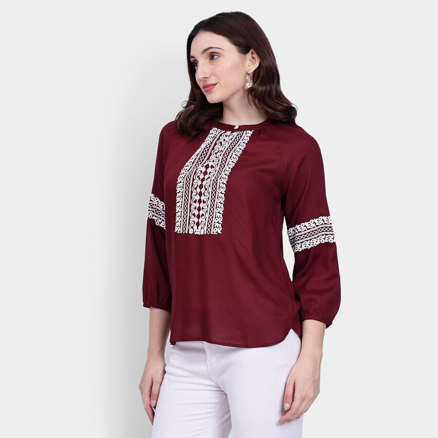 Ladies' Top , Wine, large image number null