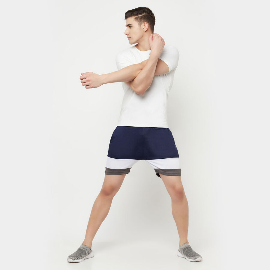 Cut & Sew Active Bermuda, Navy Blue, large image number null