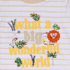 Girls' Pink Cotton Round Neck Casual T-Shirt, Pink, small