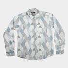 Boys White Cotton Collar Regular Fit Shirt, White, small