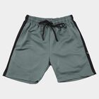 Boys Green Regular Fit Athletic Bermuda Shorts, हल्का हरा, small