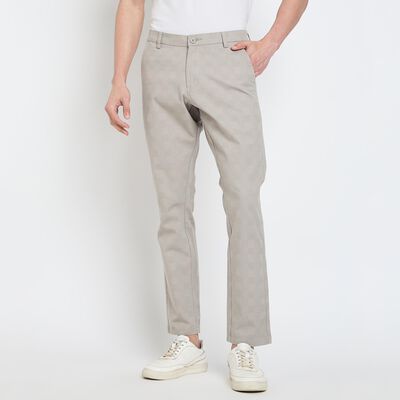 Men's Slim Fit Casual Trousers