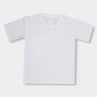 Boys' 100% Cotton Half Sleeves T-Shirt , White, small image number null