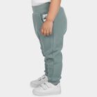 Infants Teal Jogger Waffle Knit Pyjama, टील ब्लू, small