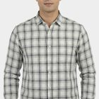 Men's Navy Blue Cotton Casual Shirt, नेवी ब्लू, small