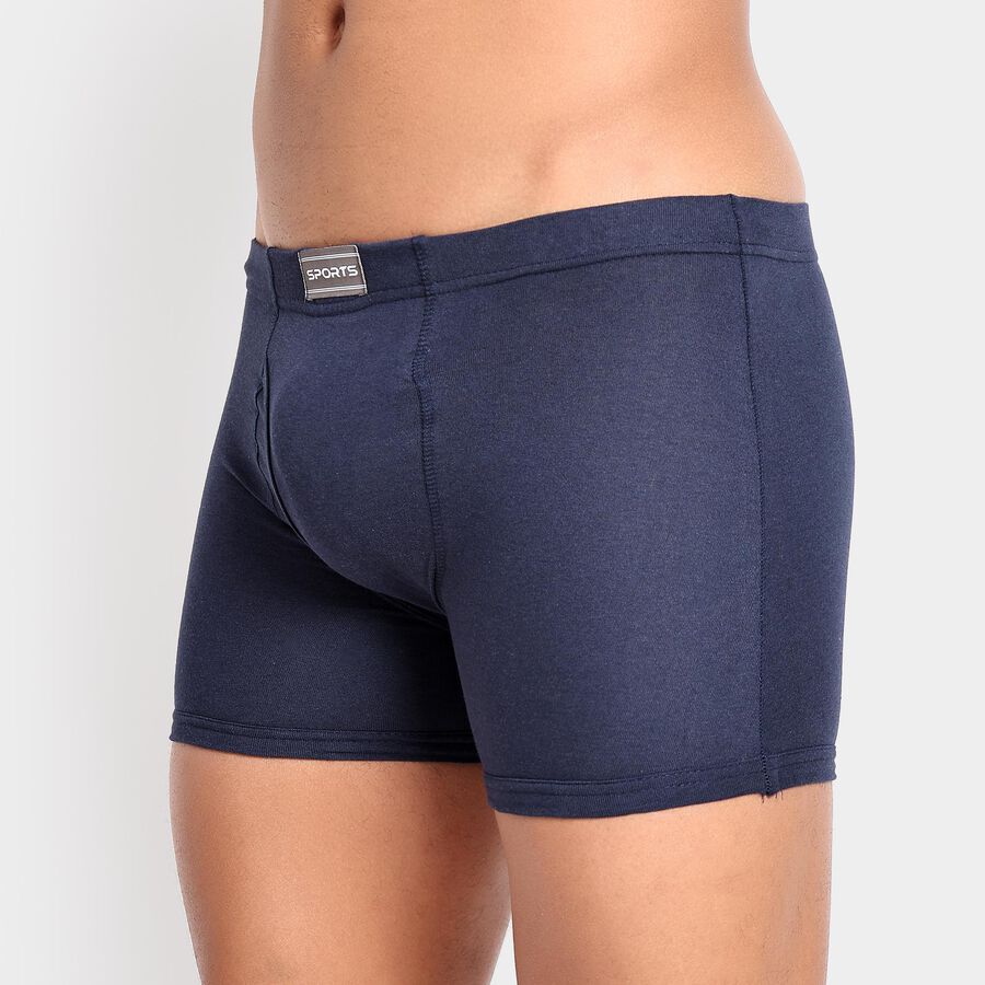 Men's 100% Cotton Trunks , Navy Blue, large image number null