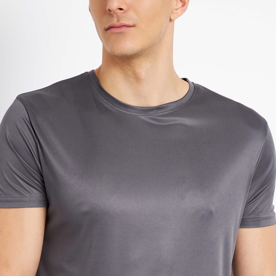 Solid Drifit T-Shirt, Dark Grey, large image number null