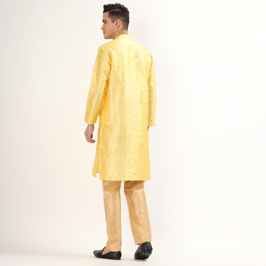 Men's Kurta Pyjama, पीला, large image number null
