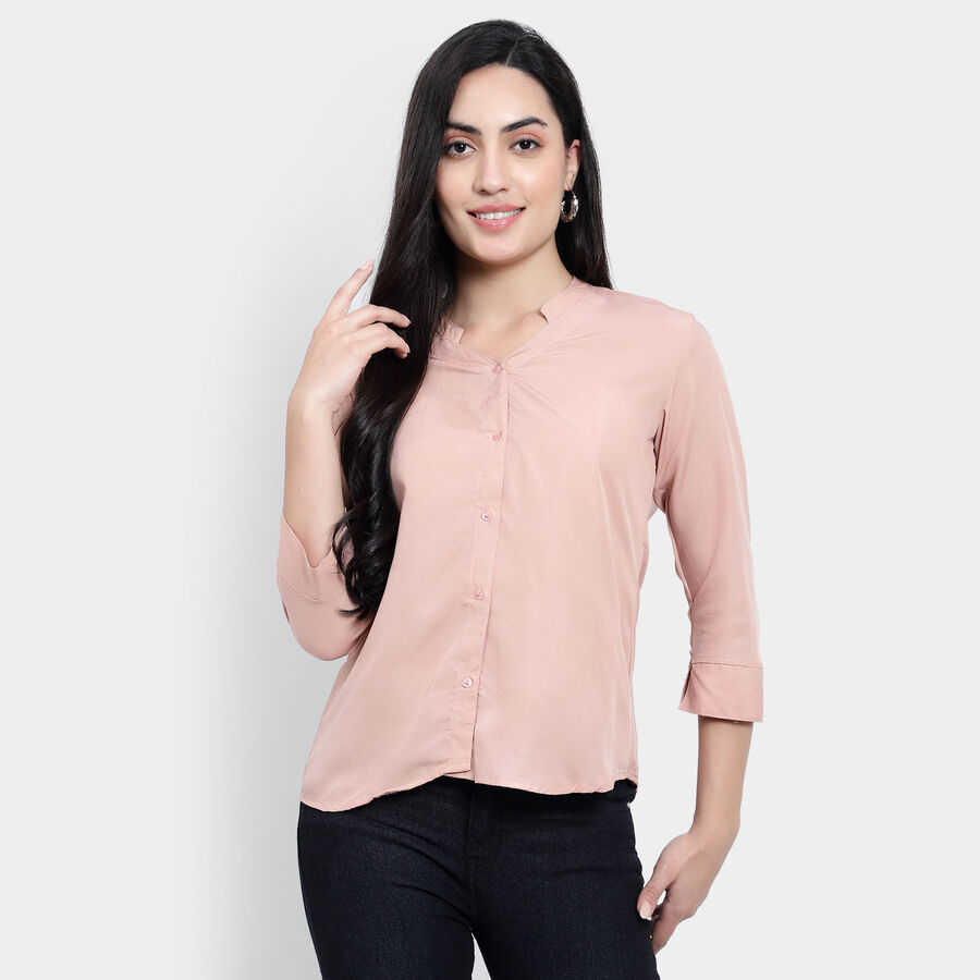 Solid Shirt, Pink, large image number null