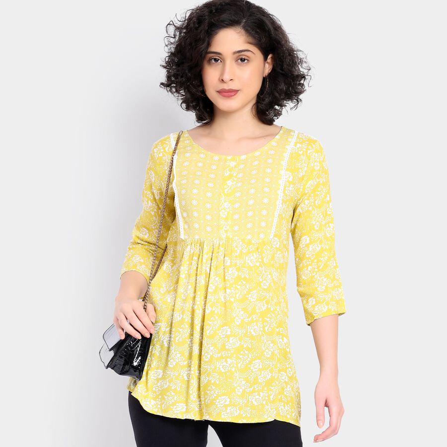 Ladies' Kurti, Mustard, large image number null