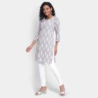 Printed Kurta, Light Grey, small image number null