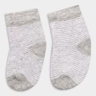 Infant's Socks (Pack of 2), Melange Light Grey, small image number null