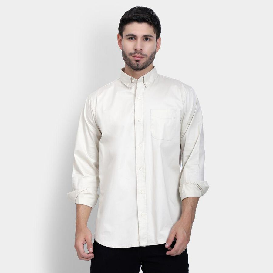 Men's Casual Shirt , गहरा पीला, large image number null