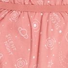 Girls' Dusty Rose Regular Fit Printed Bloomers, Peach, small image number null