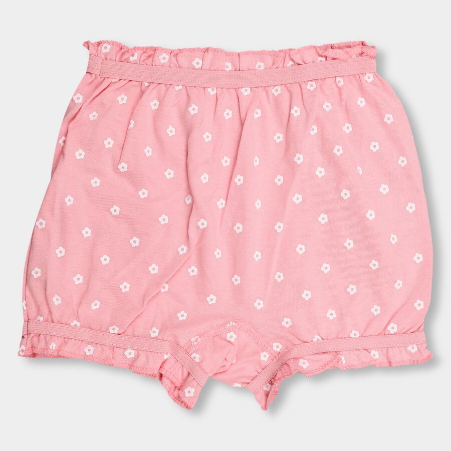 Girls' 100% Cotton Basic Bloomer , गुलाबी, large image number null