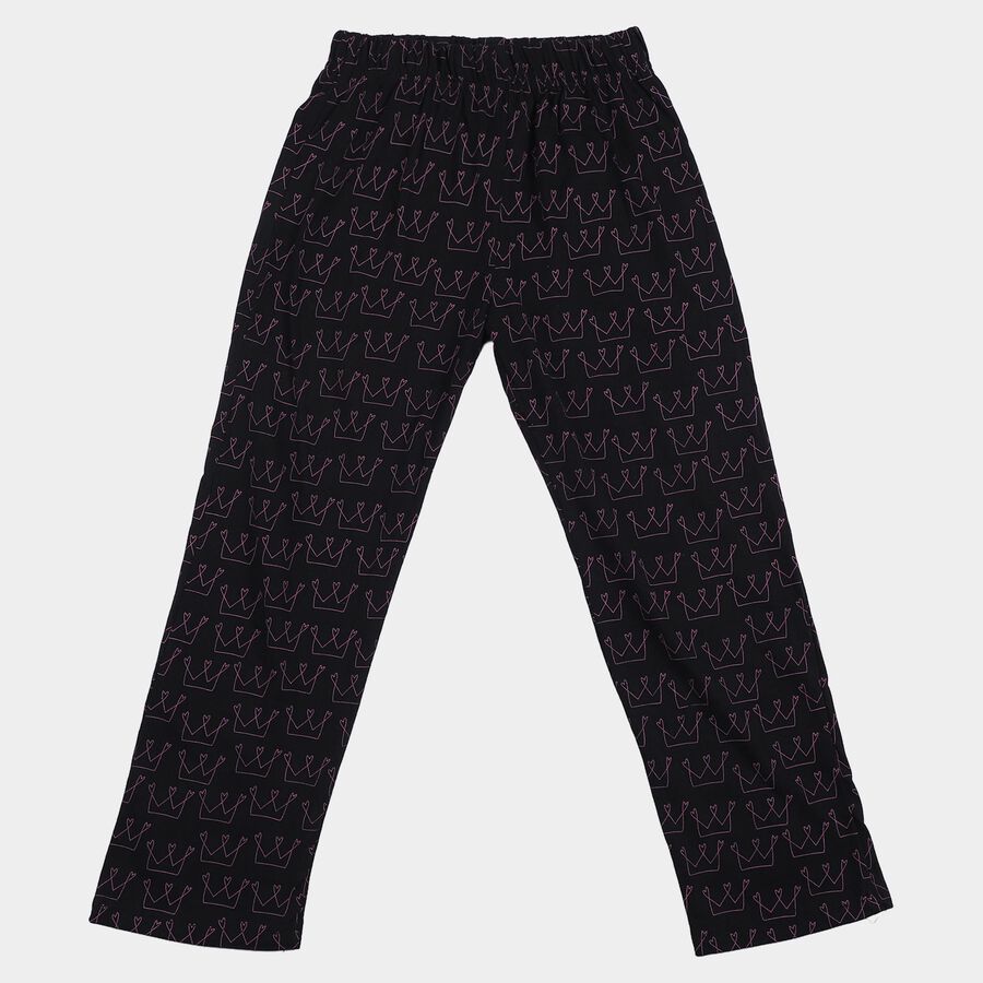 Girls' Pyjama, Black, large