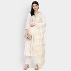Ladies' Ethnic Set , Off White, small image number null