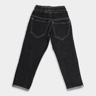 Boys' 100% Cotton Jeans , काला, small image number null