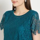 Ladies' Top, Teal Blue, small image number null