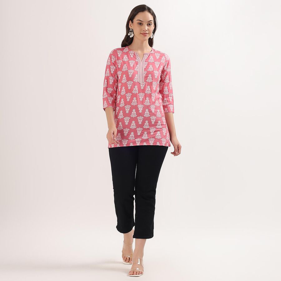 Ladies' Kurti, Light Pink, large image number null