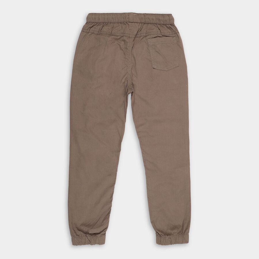 Boys'100% Cotton Trousers, हल्का ग्रे, large image number null