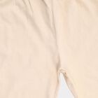 Girls Black Cotton Polka Dot Ruffle Sleeve Top and Beige Capri Set, Black, small image number null