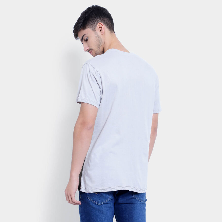 Round Neck T-Shirt, Olive, large image number null