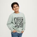 Boys' Sweatshirt, हल्का हरा, small image number null