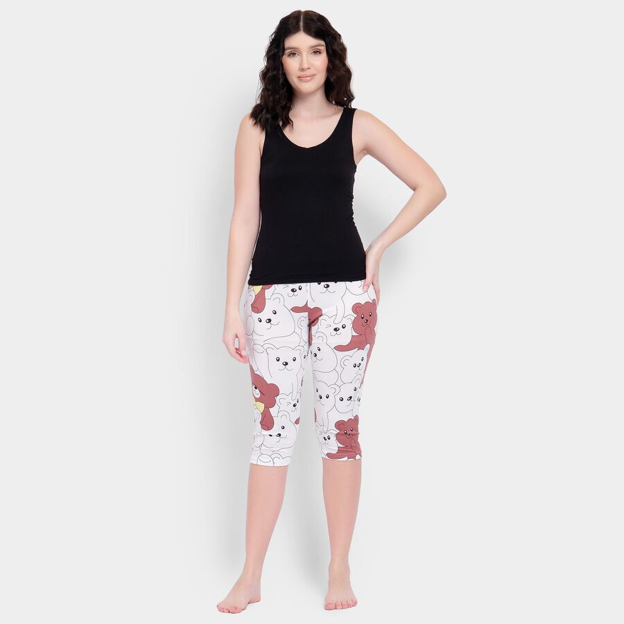 Ladies' Capri, White, large