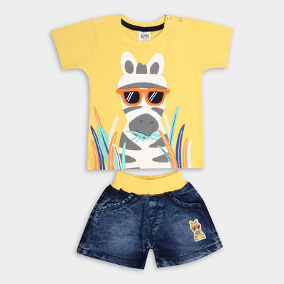 Infant Boy's Cotton Baba Suit
