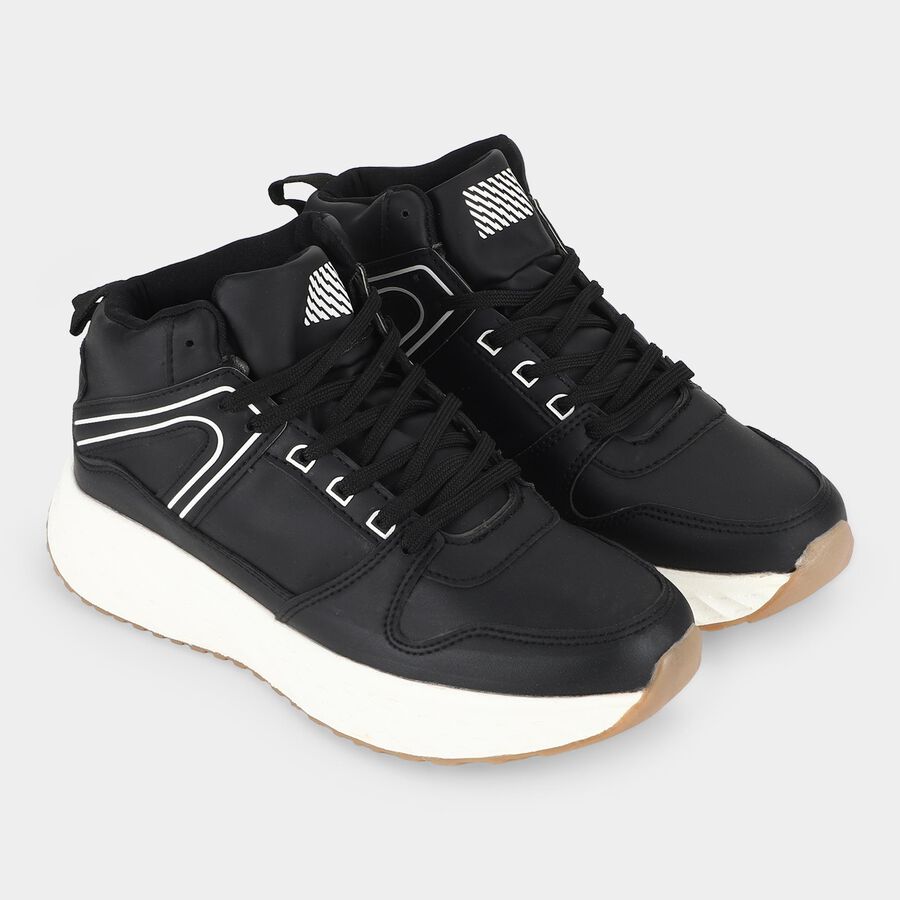 Men's Casual Shoes, काला, large