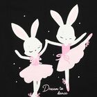 Girls' T-Shirt, Black, small