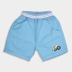 Infants' 100% Cotton Half Pant , मध्यम नीला, small image number null