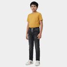 Boys Light Grey Slim Fit Jeans, हल्का ग्रे, small