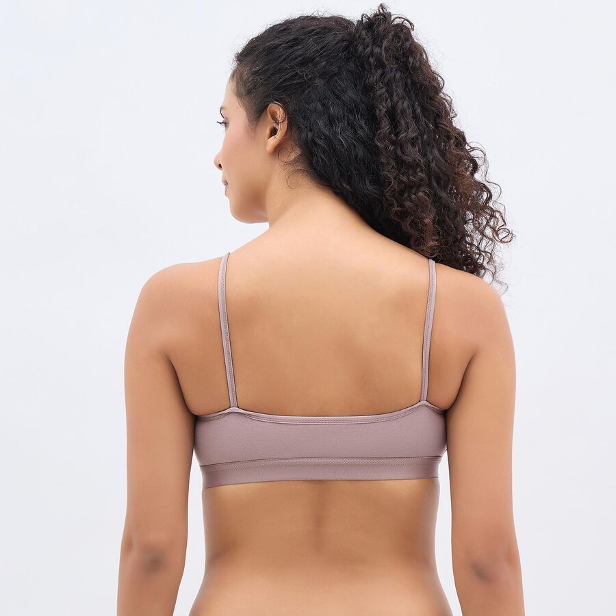 Ladies' Basic Bra, Brown, large image number null