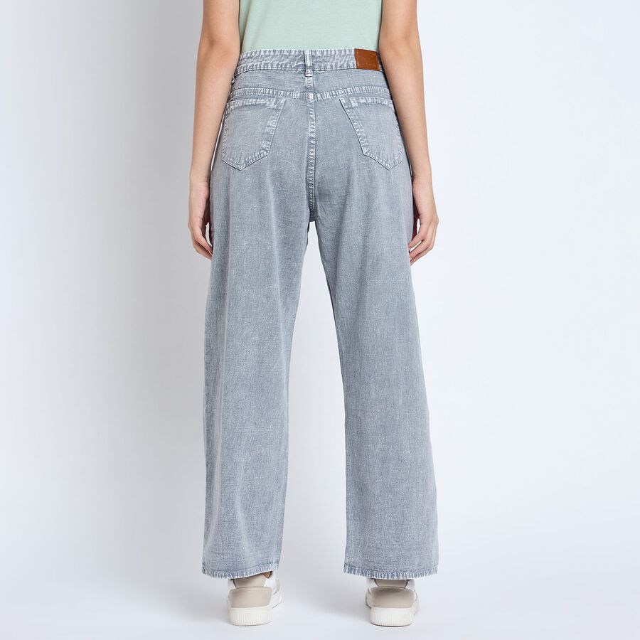 Ladies' 100% Cotton Jeans , Light Grey, large image number null