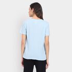 Ladies' Round Neck T-Shirt , हल्का नीला, small image number null