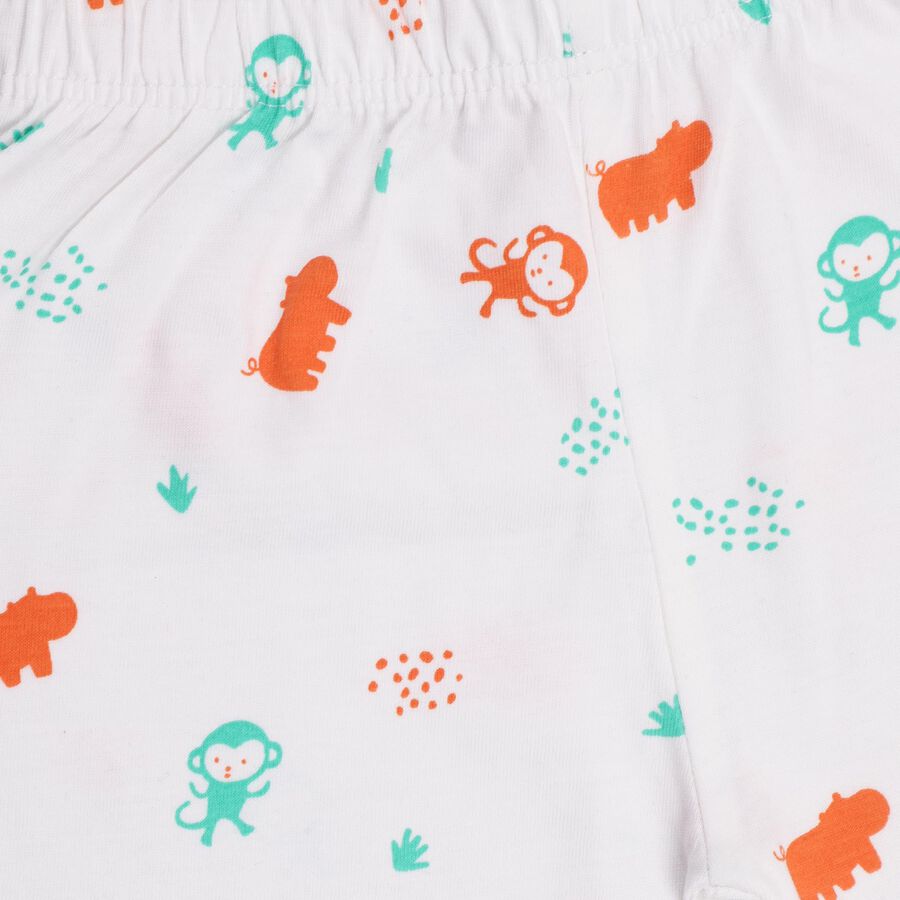Infant Boys' 100% Cotton Baba Suit, Aqua, large image number null