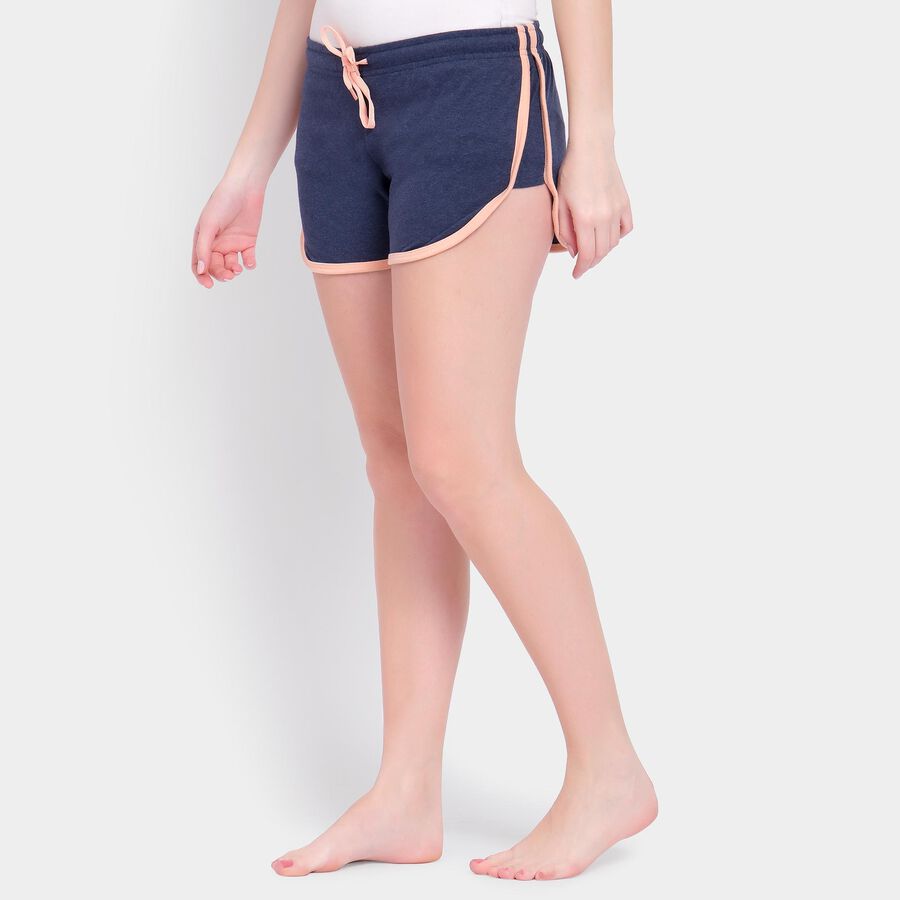 Ladies' Shorts, गहरा नीला, large image number null